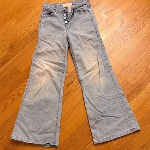 MOTHER Light Blue Flare Jeans